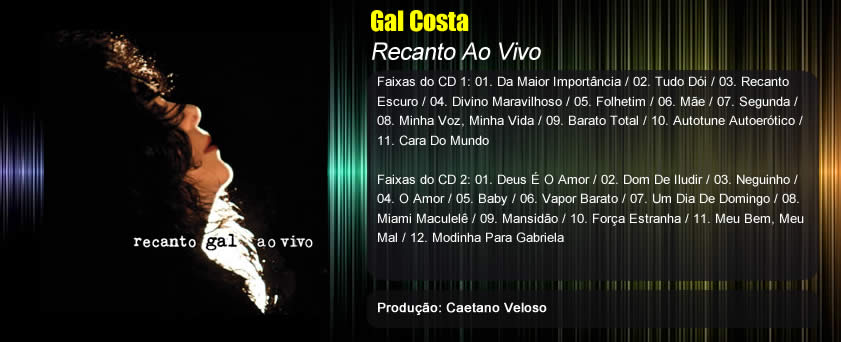 Gal Costa - Recanto Ao Vivo - Passagem de Som